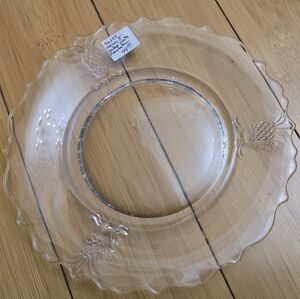 Heisey Plaintation Pineapple Glass Salad Plate 8"
